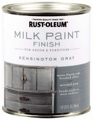 RUST-OLEUM Rust-oleum 331053 Milk Paint Finish 30 Oz Light Gray