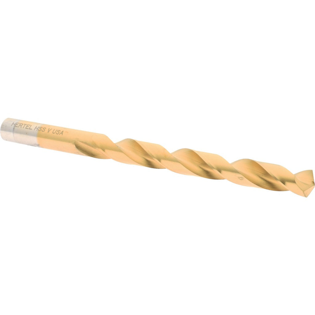 HERTEL Hertel 66693953 Jobber Drill Bit Letter V Tin Hss