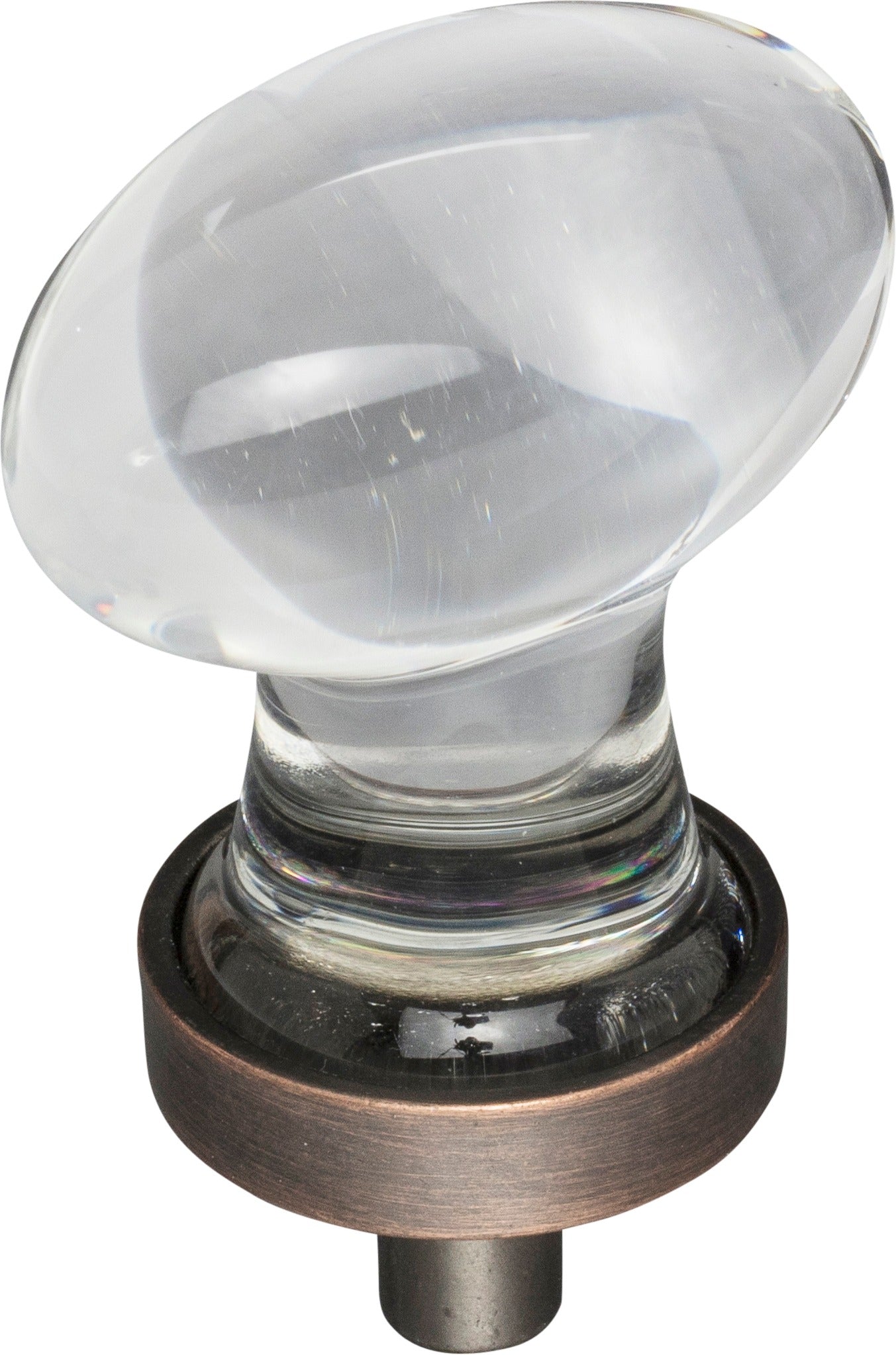 JEFFREY ALEXANDER Jeffrey Alexander G110DBAC Harlow Cabinet Knob Glass
