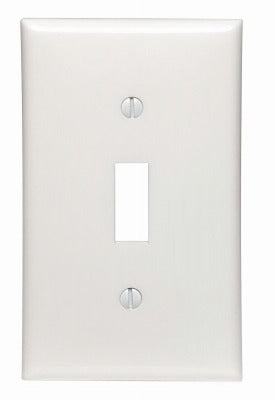 LEVITON Leviton Mfg Co 022-80701-00W Single Toggle Wall Plate