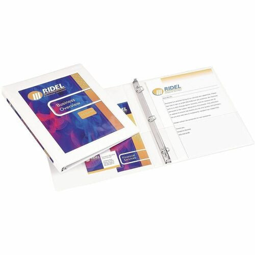 AVERY Avery AVE68052 Slant Ring View Binder 0.5 in White