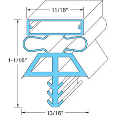 DOOR GASKET 36 1/4 X 78 for Vollrath/Idea-Medalie 22525-1075