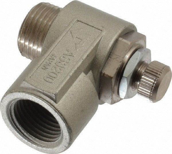 SMC Smc Pneumatics AS3200-N03 Flow Control Valve Elbow
