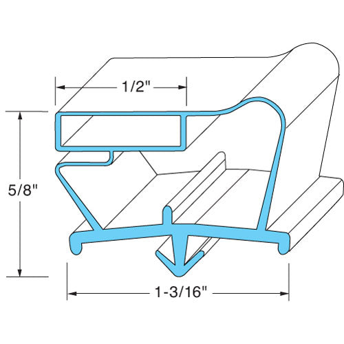 Drawer Gasket for Kairak 341-60005-01