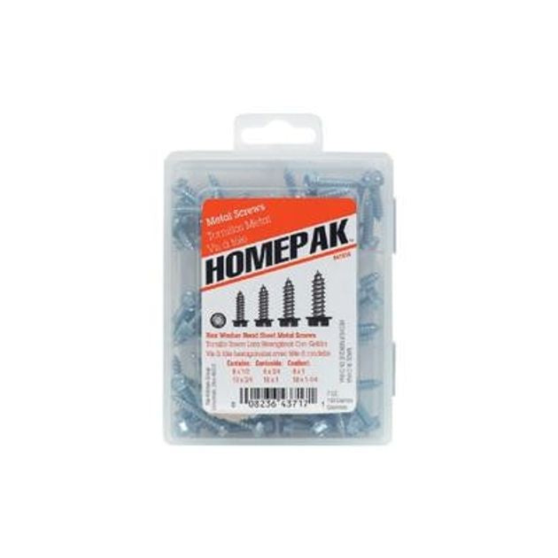 HILLMAN Hillman 41816 Homepak Sheet Metal Screw Assortment (6 Sizes)