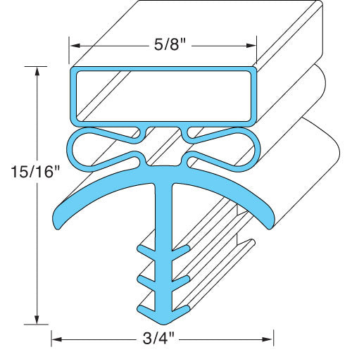 DOOR GASKET for Bally BLRB16546