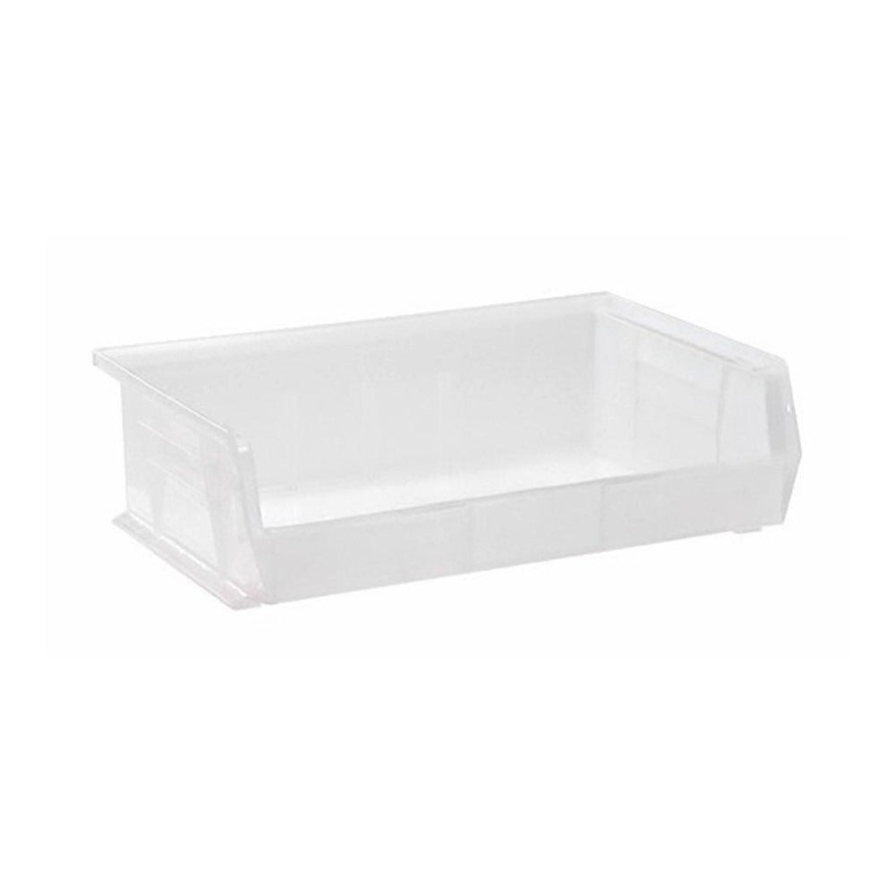 QUANTUM STORAGE SYSTEMS Quantum Storage QUS245CLCS Hopper Stacking Bin Clear 60 Lb