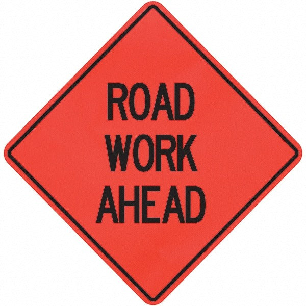 PRO-SAFE Pro-safe 07-800-3007-L Road Work Ahead Triangle Sign 36in