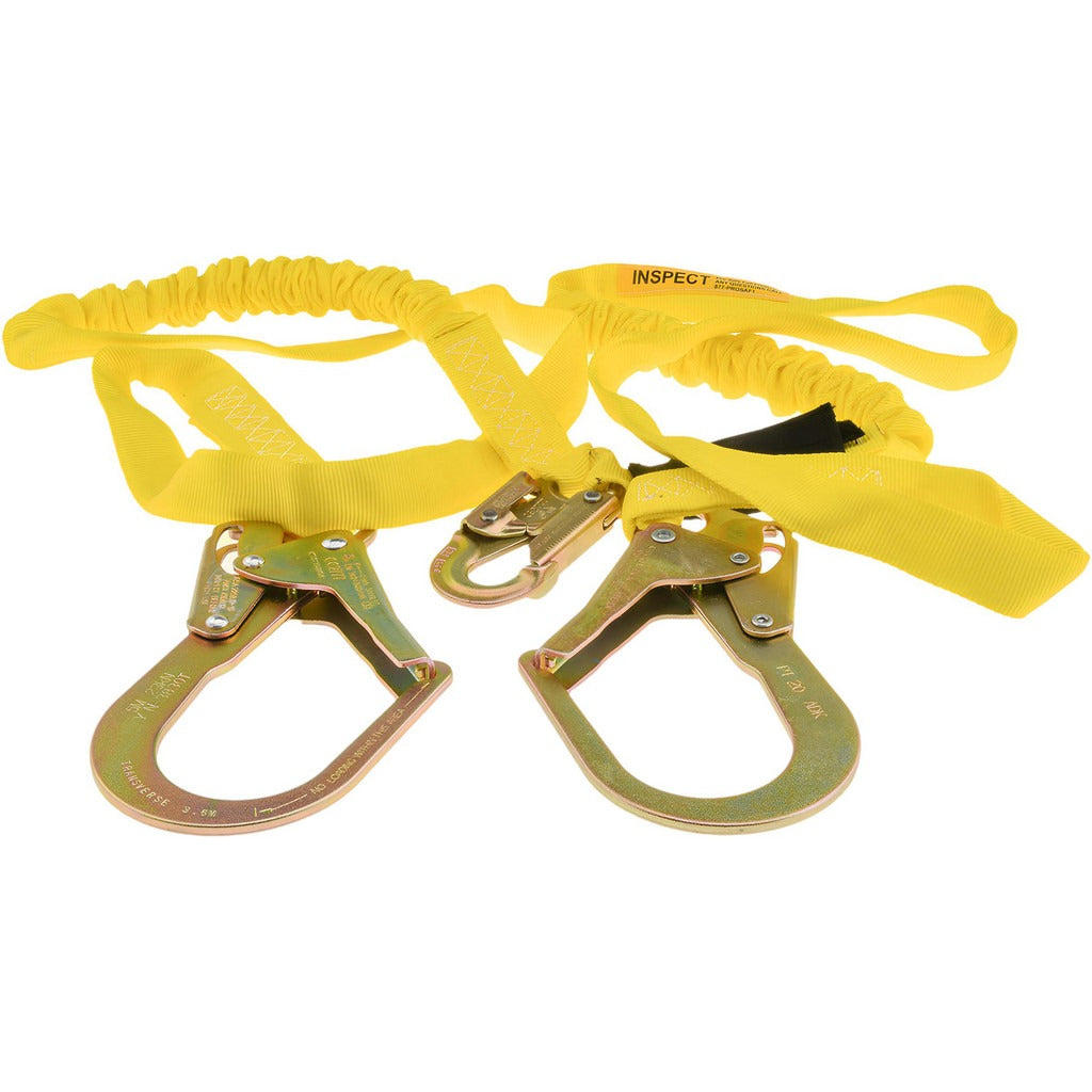 PRO-SAFE Pro-safe PS-SA-LN17 Shock Absorbing Lanyard 350 Lb 2 Leg