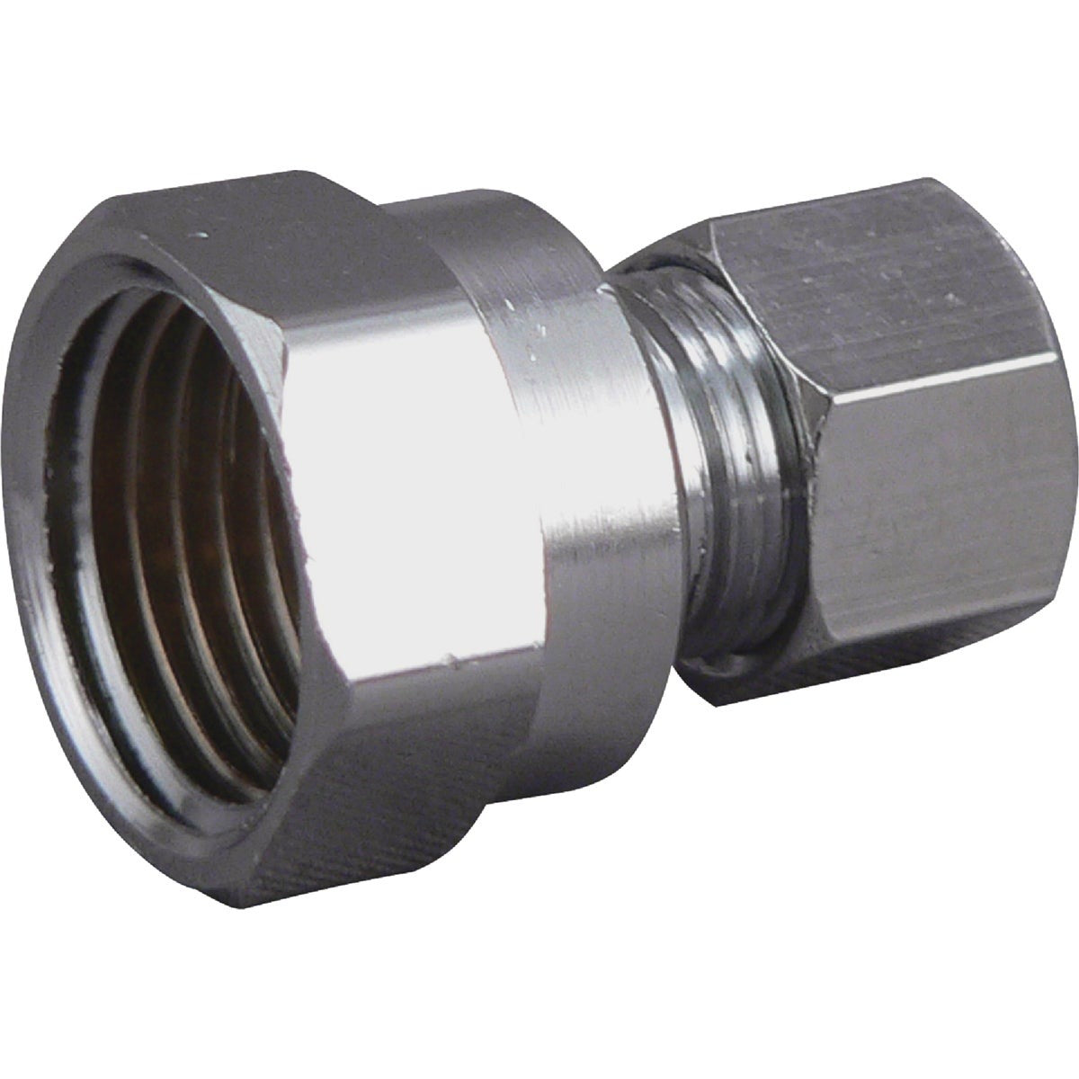 BSC PREFERRED Bsc Preferred DIB73PCLF Straight Union 1/2 Fip X 3/8 Od