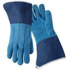 Wells-Lamont 628FR Terry Cloth Glove with Duck Cuff Large