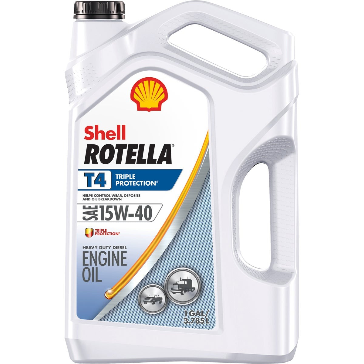 SHELL ROTELLA Rotella 550045126 Diesel Engine Oil 15W-40 1 Gallon