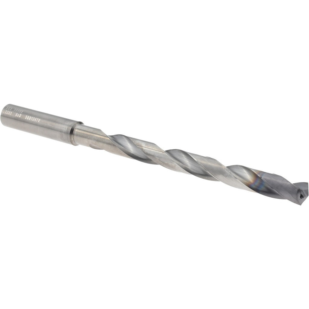 KYOCERA SGS PRECISION TOOLS Sgs 56488 Taper Length Drill Bit 21/64 in Solid Carbide