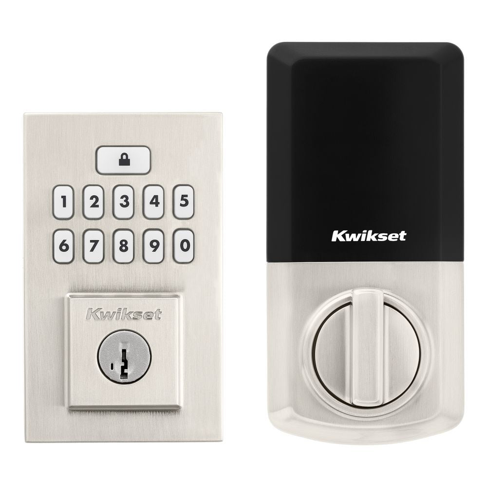 KWIKSET Kwikset 9260CNT-15S Smartcode Keypad Deadbolt Satin Nickel