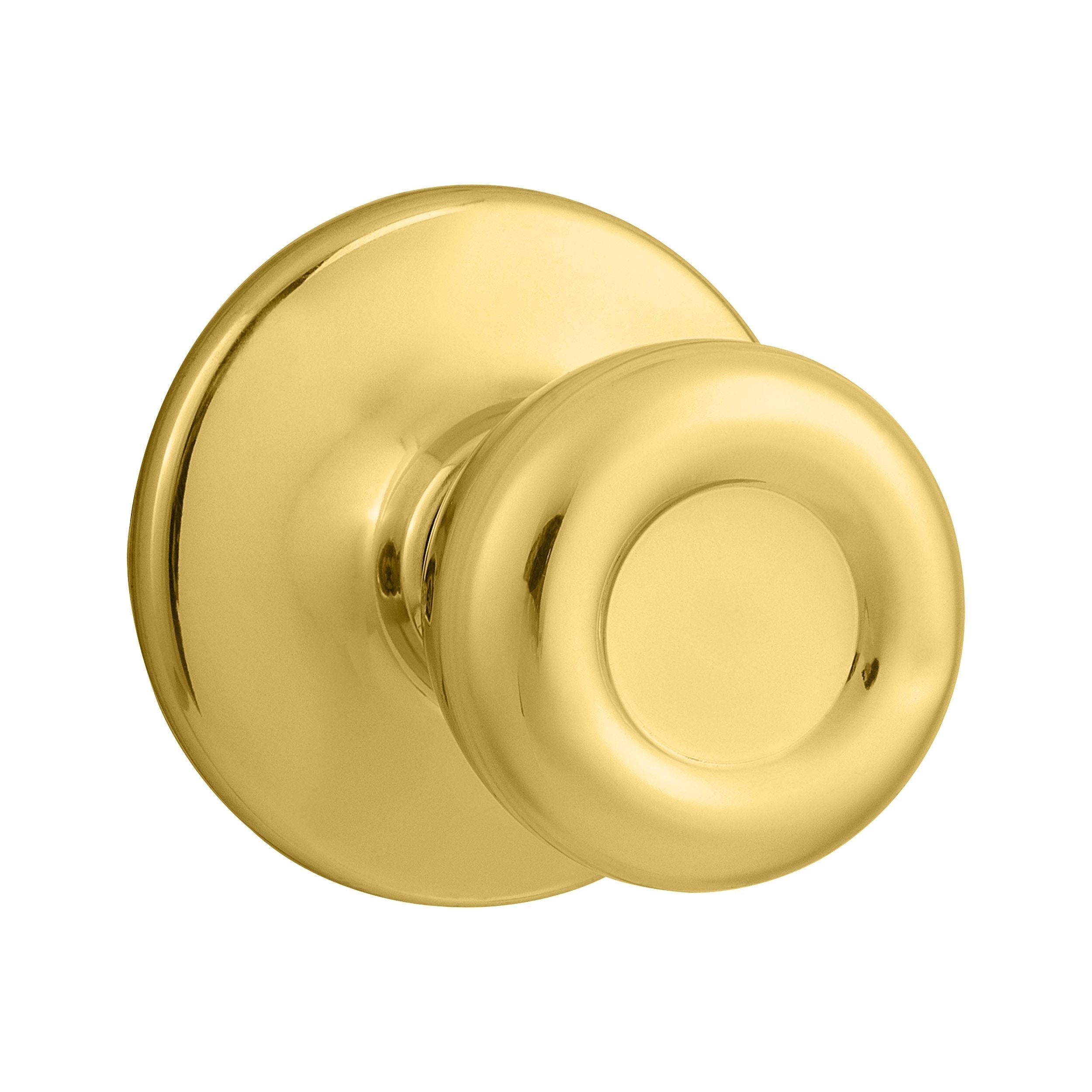 KWIKSET Kwikset CP200T-3 Passage Door Knob Bright Brass
