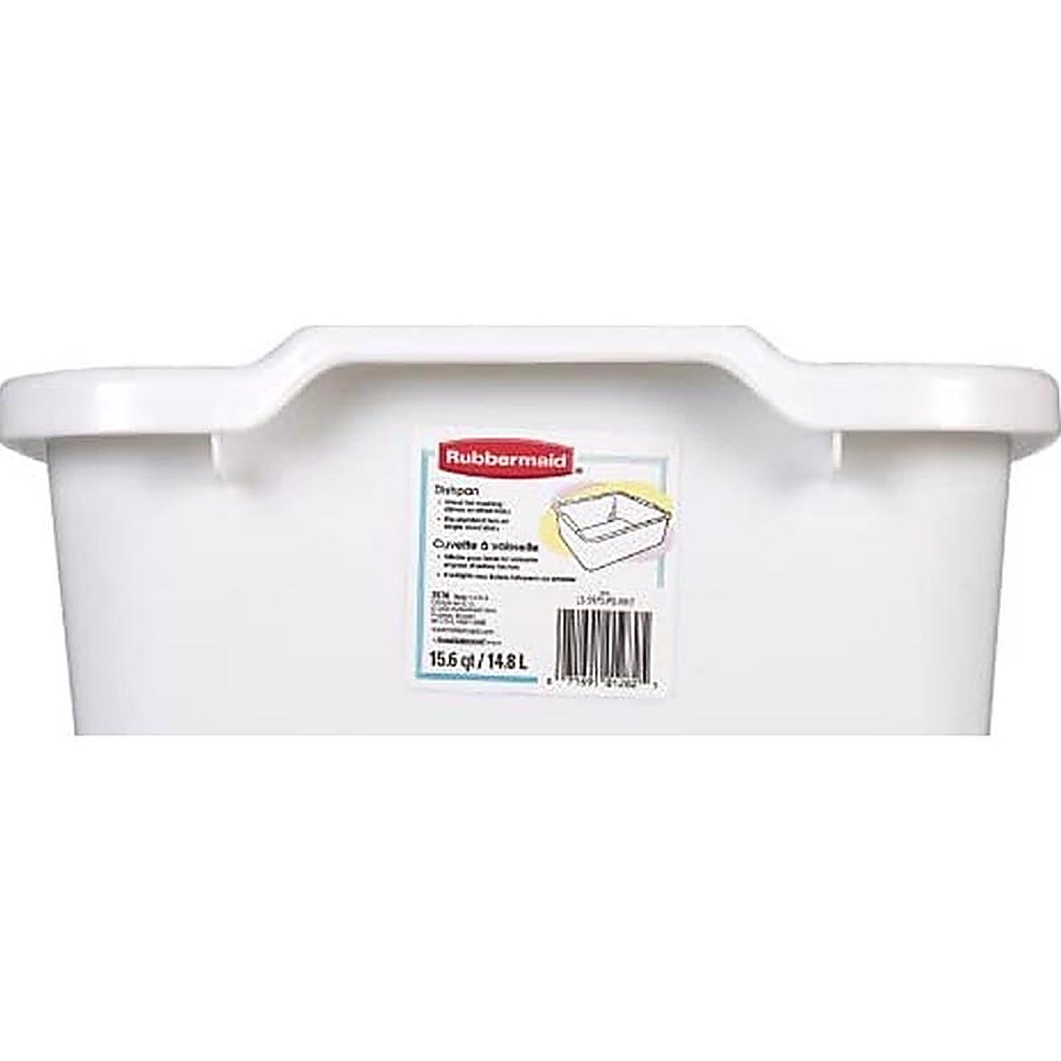 RUBBERMAID Rubbermaid FG2970ARWHT Dish Bucket 15.6-Quart