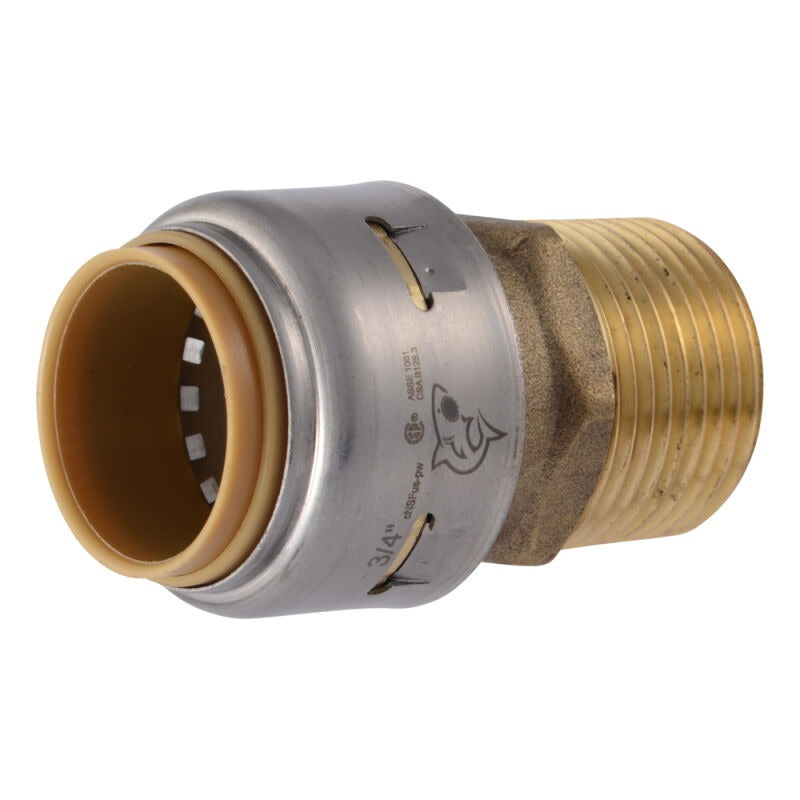 RWC Rwc UR134A SharkBite Max MNPT Adapter 3/4 in x 3/4 in