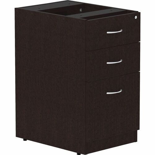 LORELL Lorell LLR18220 Fixed Box Box File Pedestal Espresso