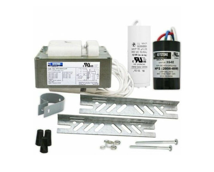 Keystone HPS-400A-P-KIT 400W S51 HPS HID Ballast Kit 5 Tap 400W 120/208/240/277/480V