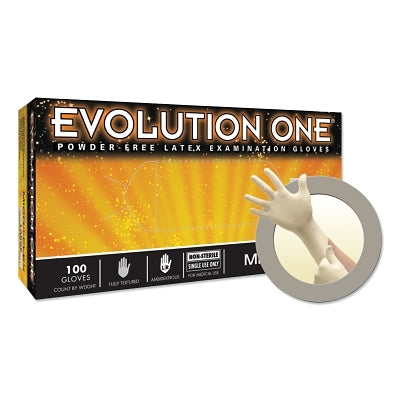 Microflex EV-2050-L Evolution One Latex Exam Gloves Large Natural Rubber