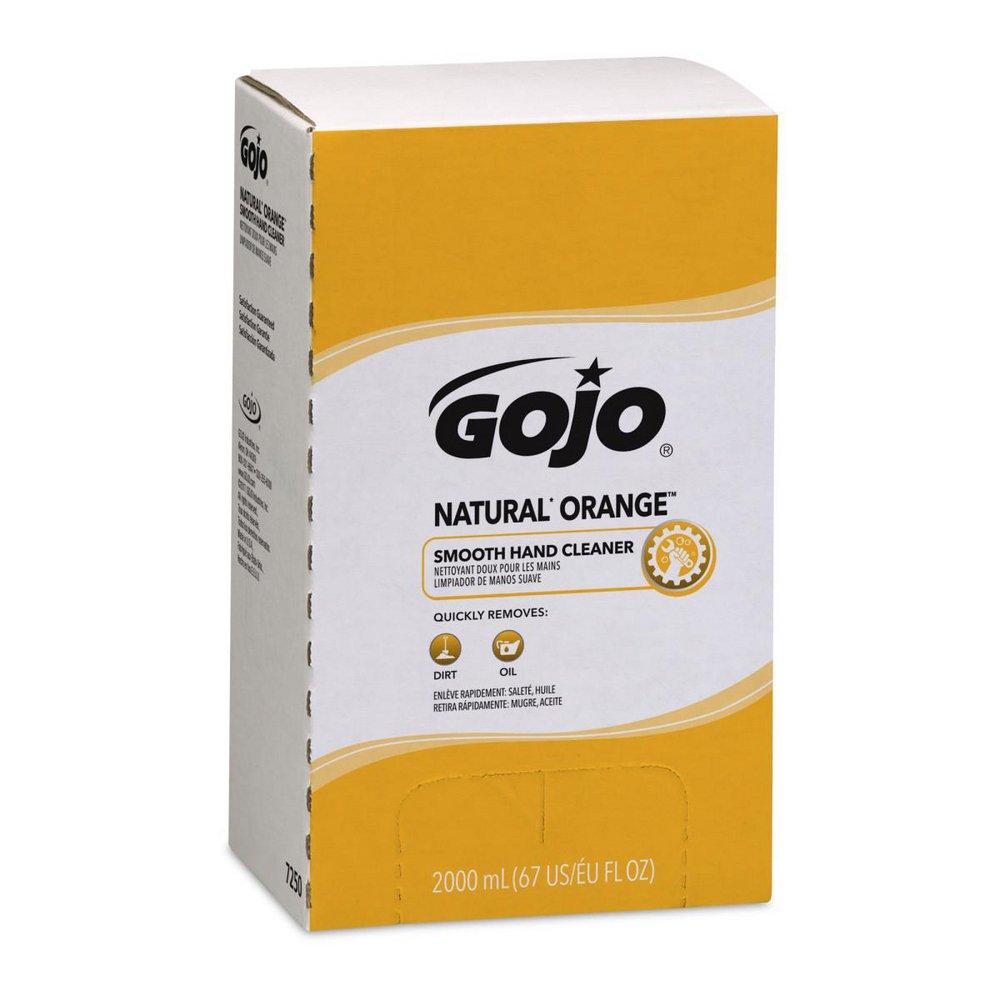 Gojo 7250-04 Natural Orange Smooth Hand Cleaner 2000 mL Refill