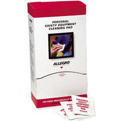 Allegro Industries 1001 10 In. Individually Pre Packaged Respirator Wipe with Alcohol