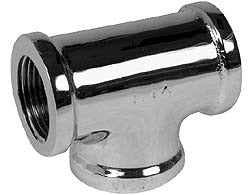 MERIT BRASS Merit Brass C106-06 Brass Pipe Tee 3/8 in Fnpt Class 125