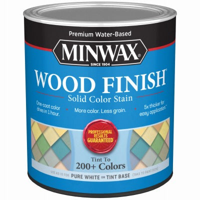 MINWAX Minwax 108110000 Water-based Wood Finish Quart Pure White