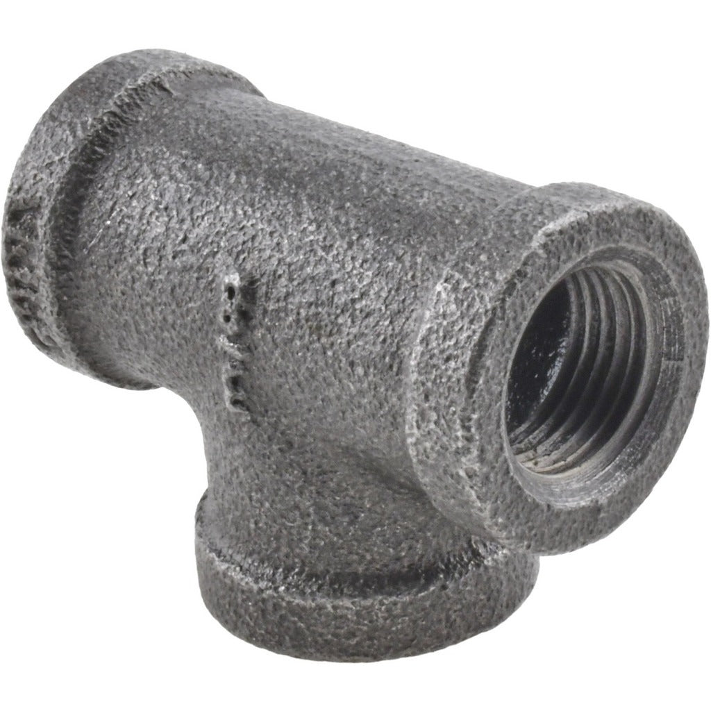 VALUE COLLECTION Value Collection MDB130 10-5 Black Iron Tee 3/8 in Threaded