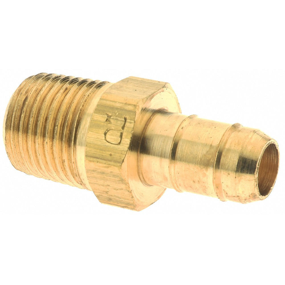 PARKER Parker 28-6-2 Barbed Tube Male Connector Brass 1/8-27