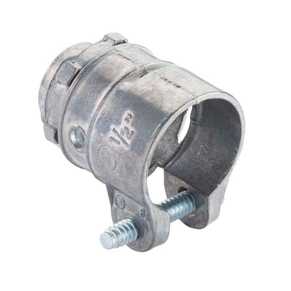 HALEX Halex 20421 Flexible Metal Conduit Squeeze Connector 1/2 in (3 per pack)