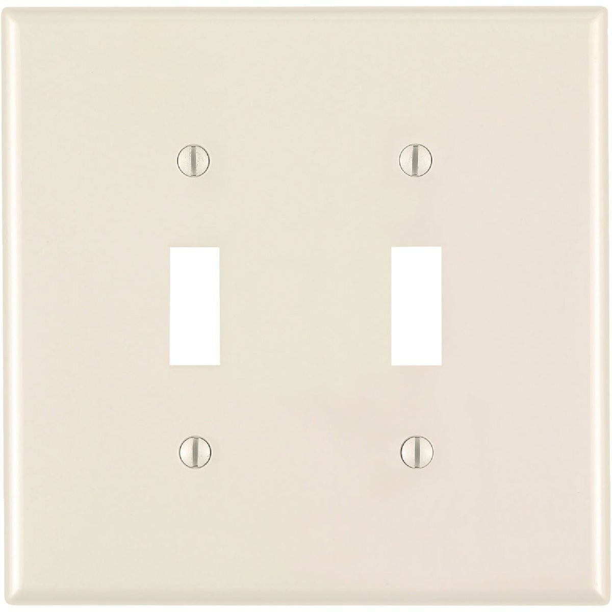 LEVITON Leviton R56-78109-00T 2-Gang Plastic Oversized Toggle Switch Wall Plate