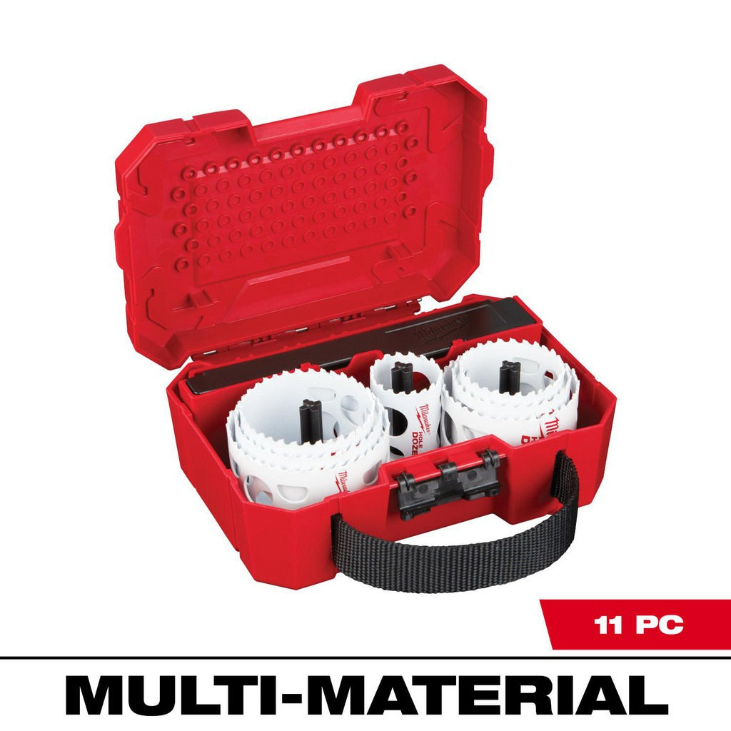 MILWAUKEE Milwaukee Tool 49-22-4020 Hole Saw Kit 11-piece Hss