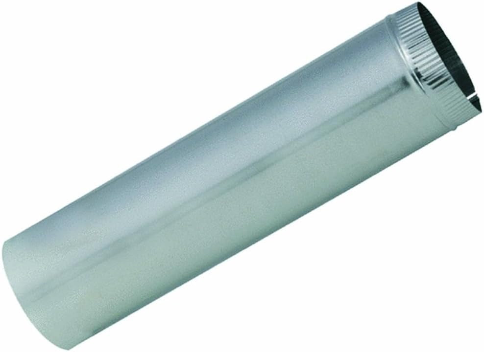 IMPERIAL Imperial GV0355 Duct Pipe 4 in x 24 in 26 Ga (Pack of 1)