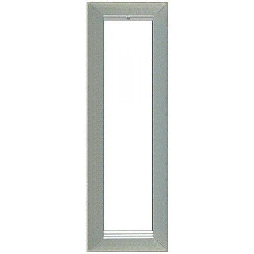 ALPHA COMMUNICATIONS Alpha Communications OF201 1-gang Panel Frame Natural Aluminum