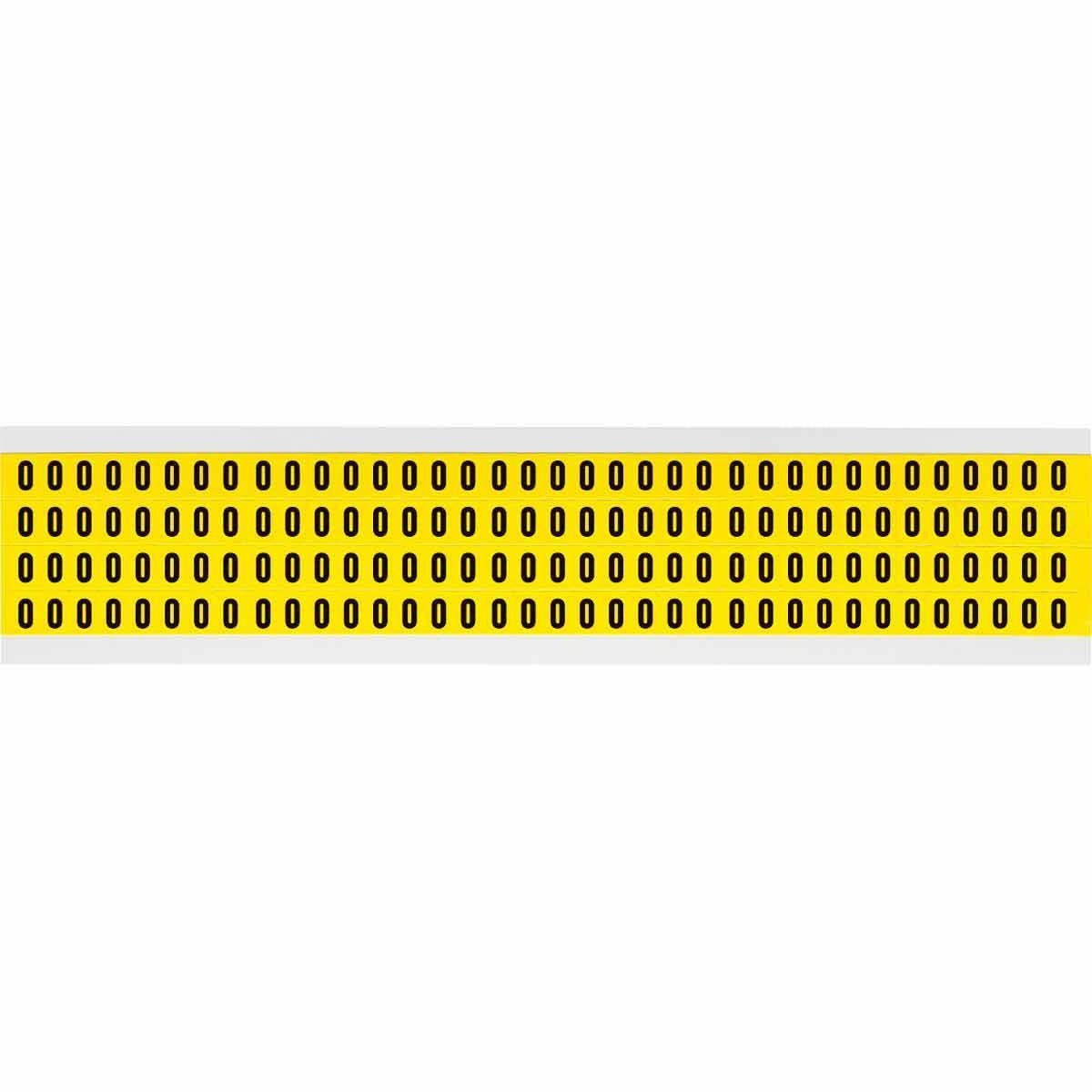BRADY Brady 3400-0 0.25 inches Character Height Repositionable Numbers and Letters (0.375 in H x 0.25 in W, Card of 144)