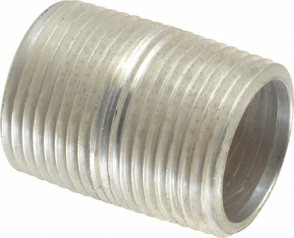MERIT BRASS Merit Brass 8012-001 Aluminum Pipe Nipple Sch 40 6061