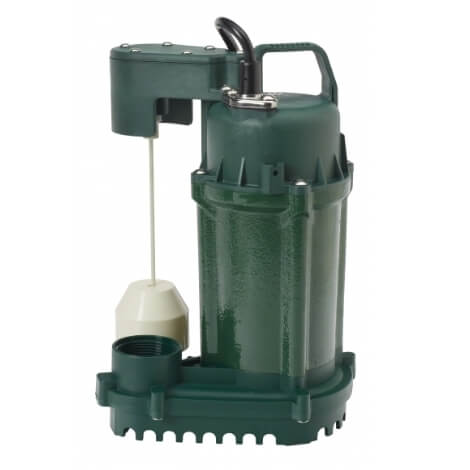 Zoeller 75-0001 Model 75 Automatic Sump Pump - 1/2 HP, 10 Ft Cord