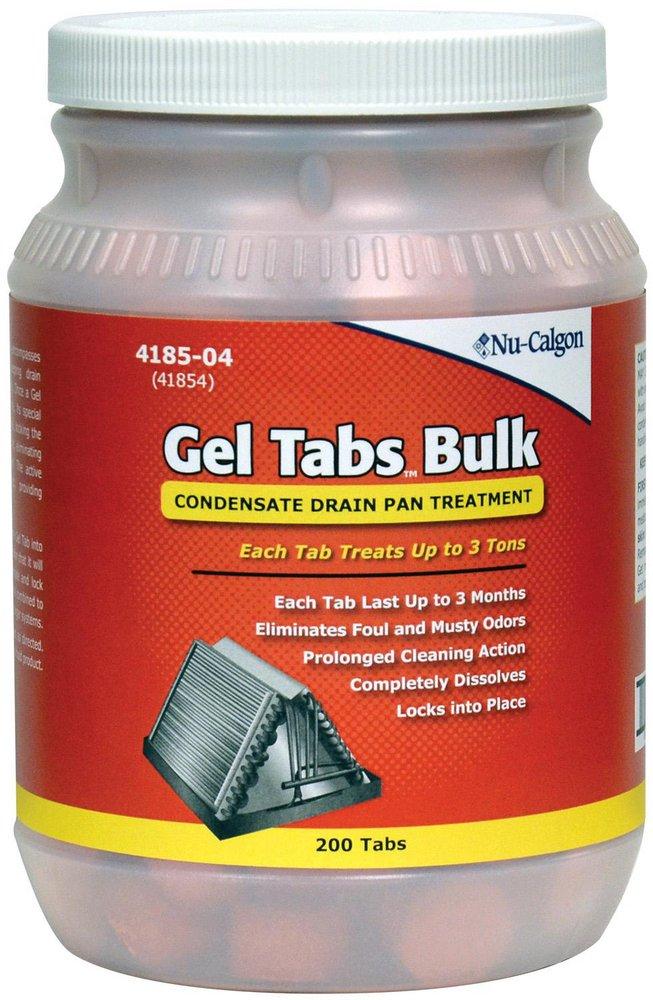 Nu-Calgon 4185-04 Gel Tabs 3 Ton (200 Count) Bulk