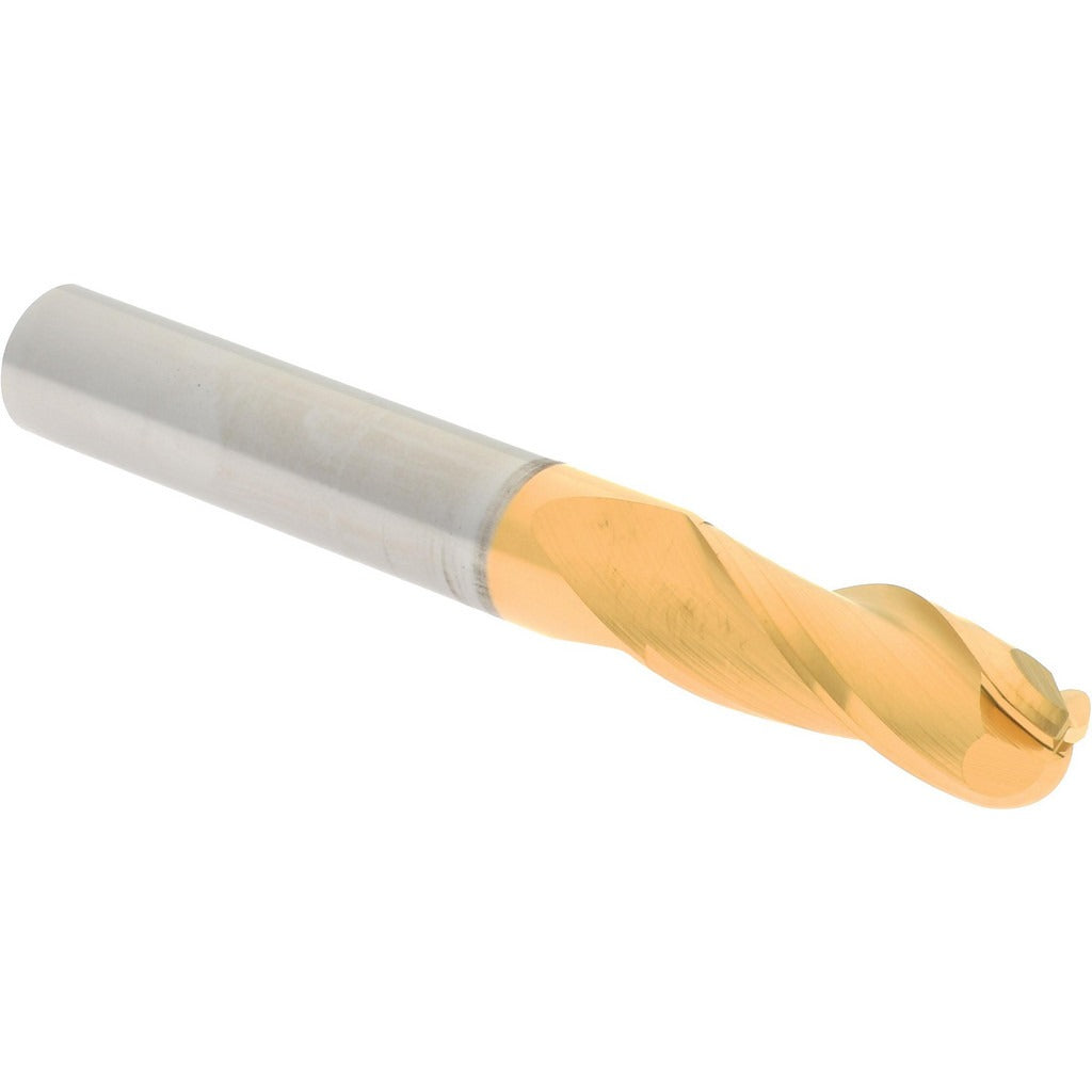 HERTEL Hertel E699924736 Ball End Mill 5/16 in 3 Flute Carbide Tin