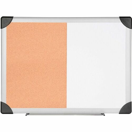 LORELL Lorell LLR19290 Dry Erase Corkboard 18x24 in Aluminum Frame
