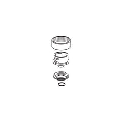 Moen 1694 Nut Kit Chrome with Collar Part Number 1694