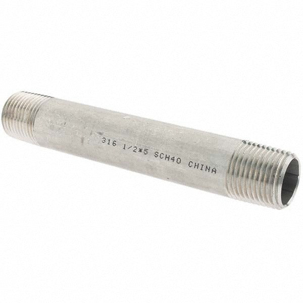 VALUE COLLECTION Value Collection 6BN1/2*5 Ss Pipe Nipple 1/2 in Sch 40