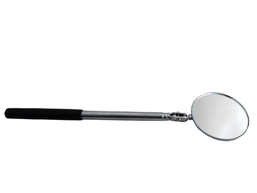 Supco IM4 14-1/2 in. Round Magnifying Glass Mirror with Vinyl Grip Handle