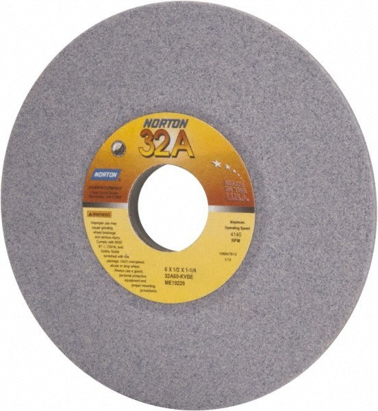 NORTON Norton 66252836967 Type 12 Grinding Wheel 6in 60 Grit