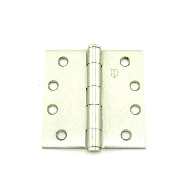 HAGER Hager Hinge 1279415 Full Mortise Plain Bearing Hinge 4x4 Satin Nickel