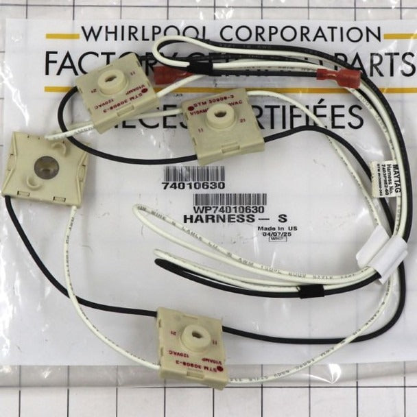 WHIRLPOOL Whirlpool WP74010630 Range Spark Ignition Switch And Harness (Replacement 7403P982-60)