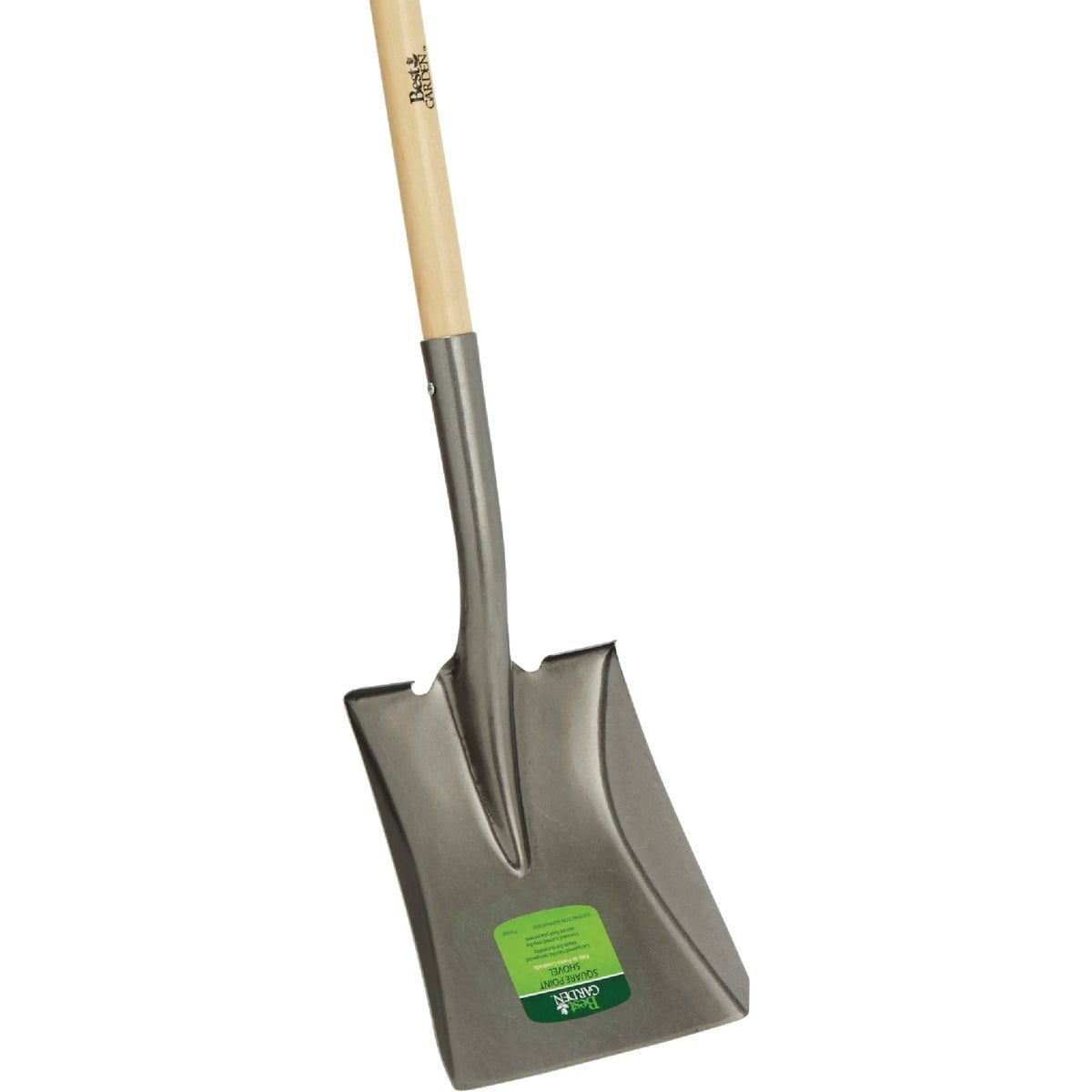 BEST GARDEN Best Garden 710537 Wood Handle Square Point Shovel (44 in.)
