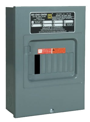 SQUARE D Square D QO612L100SCP 100A 6 Space 12 Circuit Load Center