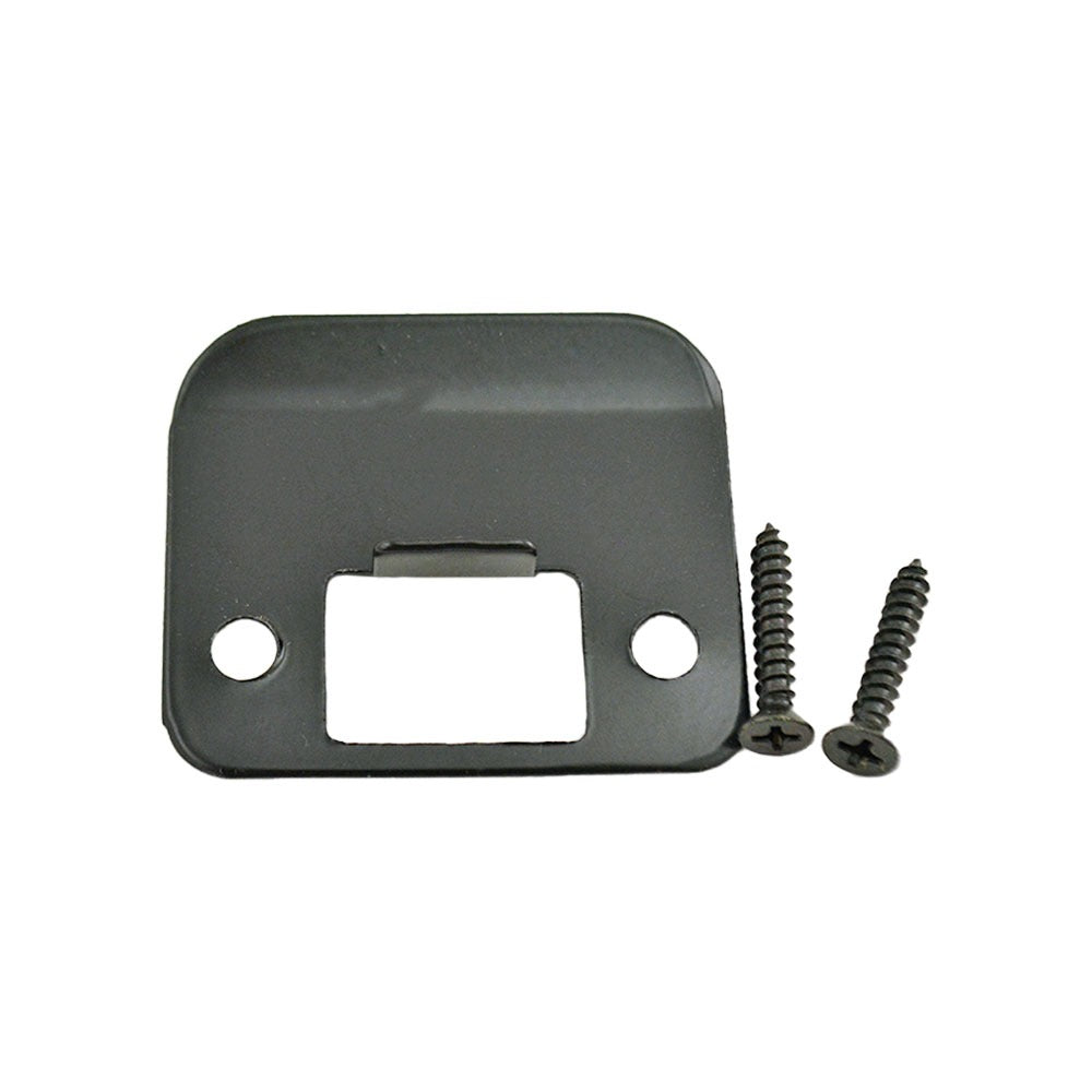DON-JO Don-jo EL115622RC Full Lip Strike Round Corners Black